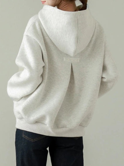 Hooded back pearl tuck parka, 5 colors