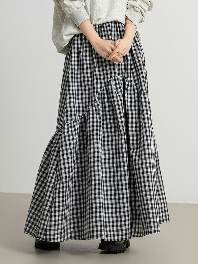 Round tiered skirt in 5 colors