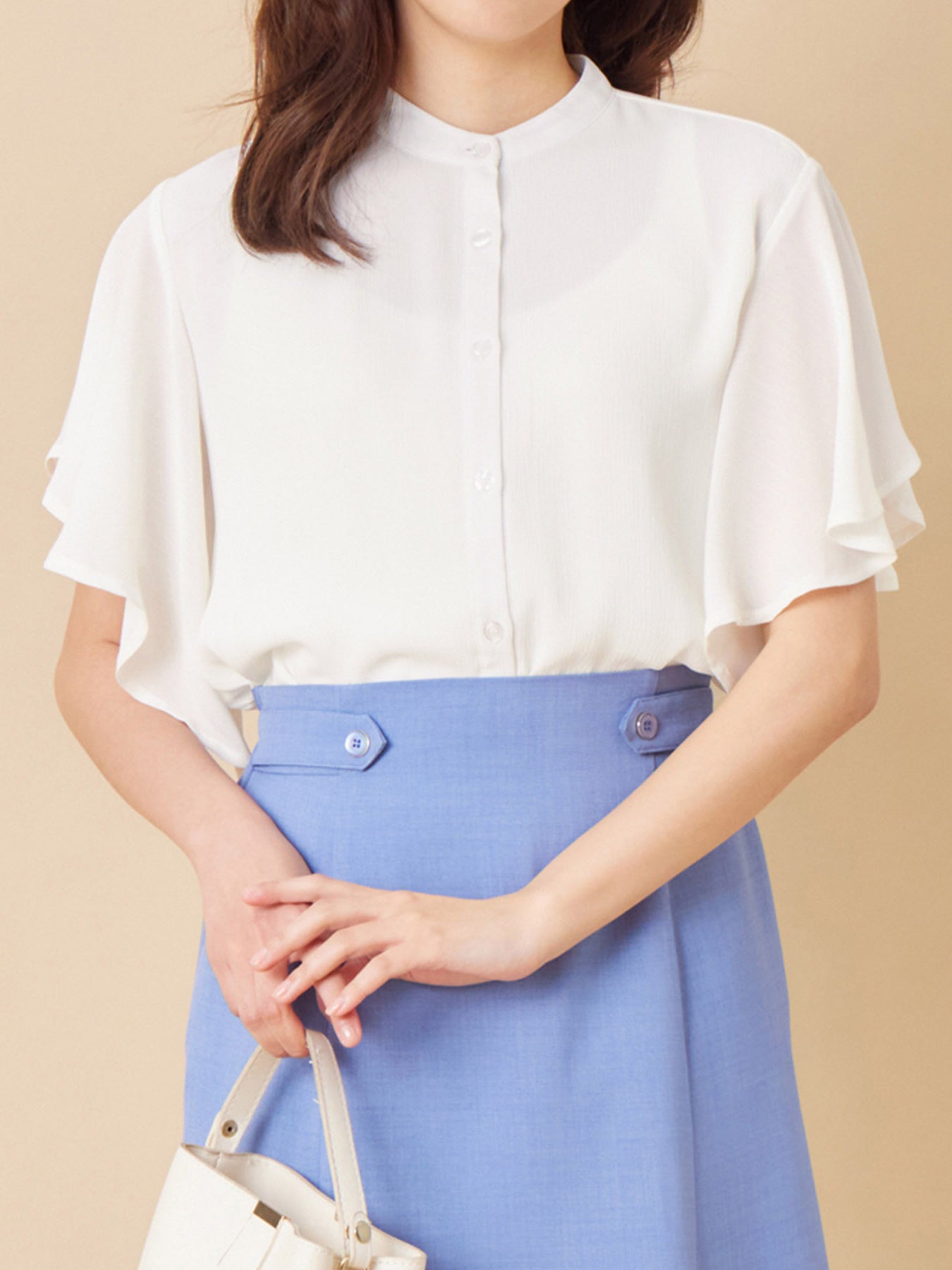 Willow chiffon flare sleeve blouse in 8 colors